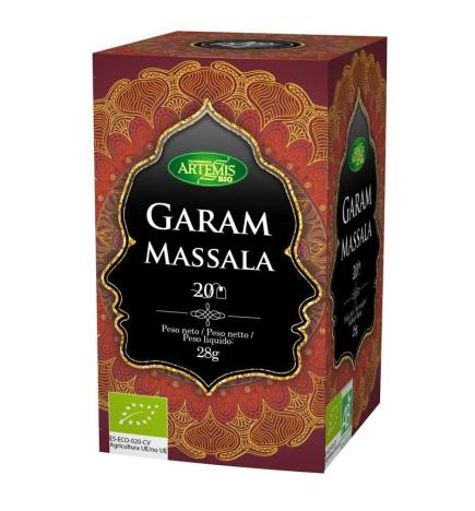 Garam masala 20 filtros Artemis