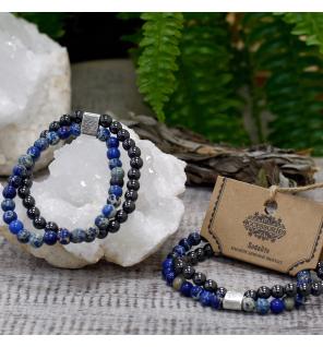 Pulsera de Piedras Preciosas Magnéticas - Sodalite