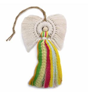 Macrame Angel - Arcoiris