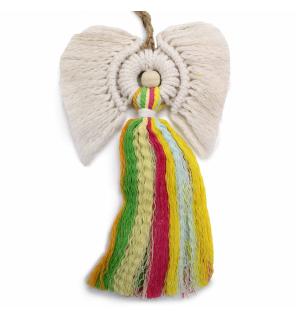 Macrame Angel - Arcoiris