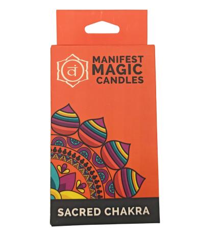 Velas Mágicas Manifest (pack de 12) - Naranja - Chakra Sagrado