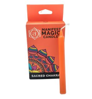 Velas Mágicas Manifest (pack de 12) - Naranja - Chakra Sagrado