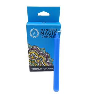 Velas Mágicas Manifest (paquete de 12) - Azul - Chakra Garganta