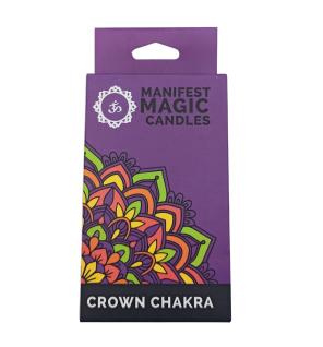 Velas Mágicas Manifest (paquete de 12) - Púrpura - Chakra de la Corona