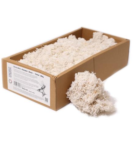 1x Musgo Decorativo - Blanco - (aprox. 500g)