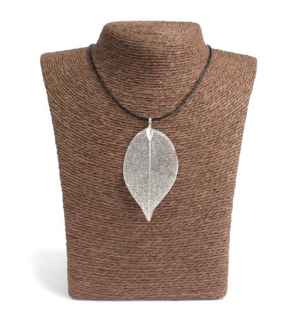 Collar - Hoja de valor - Plata