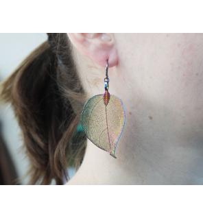 Pendientes - Hoja de valor - Multicolor