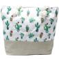 Bolso shopper con asa de cuerda - Mini Cactus