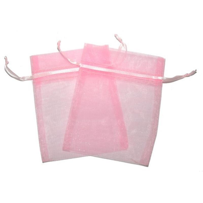 Bolsa de Organza - Rosa