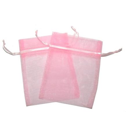 Bolsa de Organza - Rosa