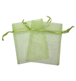 Bolsa de Organza - Pasto verde