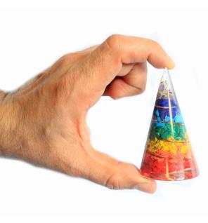 Orgonite Cone - 80mm - Multichip