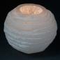 Candelero Selenite Bola de Nieve- 8 cm