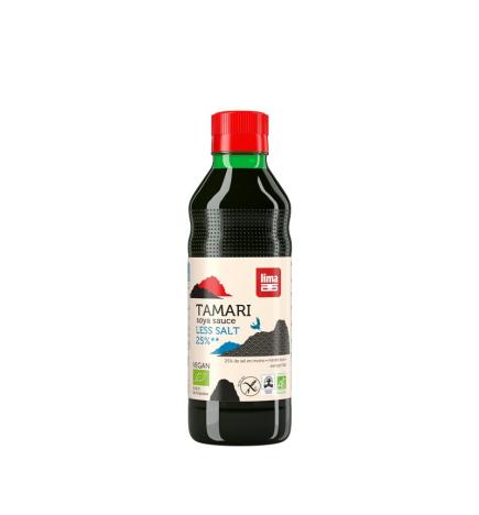 Tamari (salsa de soja) 25% menos de sal bio 250ml Lima