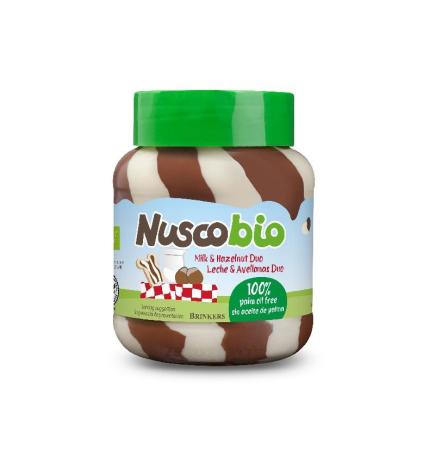 Crema de chocolate duo bio 400g Nuscobio