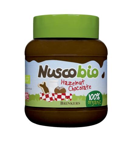 Crema de chocolate con avellanas 400g Nuscobio