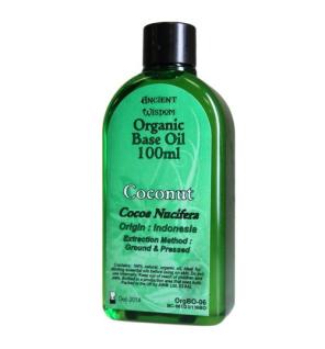 Aceite Base orgánico 100ml - Coco