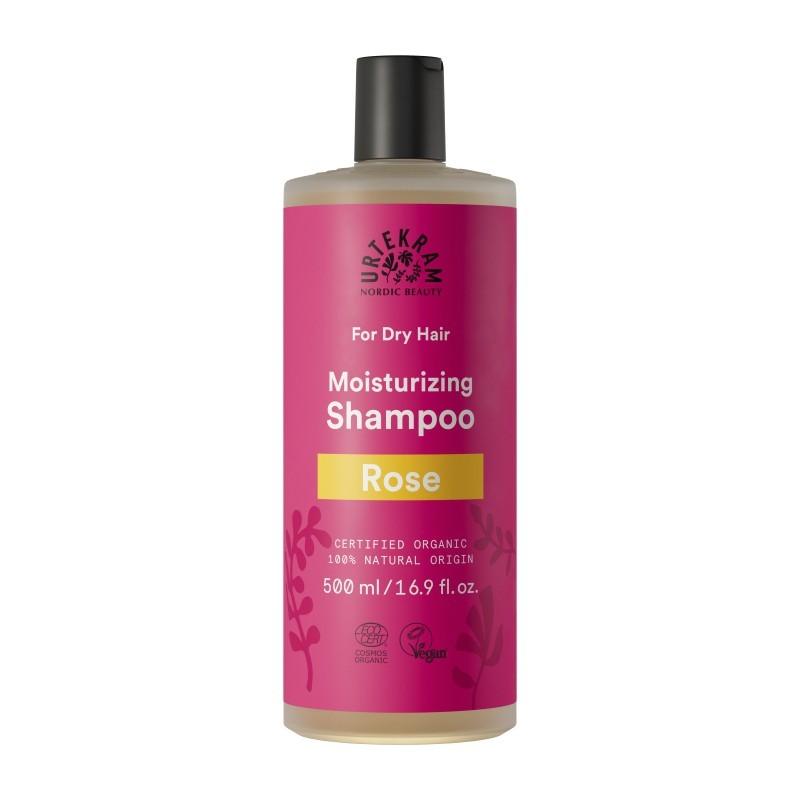 Champu de rosas para cabello seco bio 500ml Urtekram