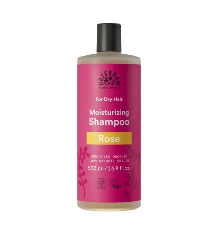 Champu de rosas para cabello seco bio 500ml Urtekram