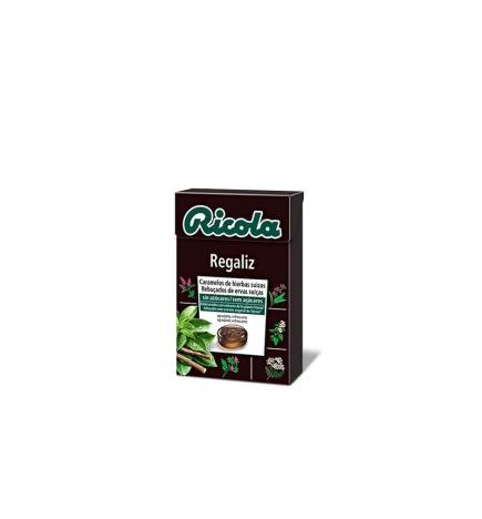 Caramelos de regaliz sin azucar 50 g Ricola