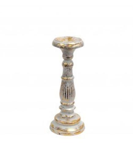 Candelabro Pequeño - Oro Blanco