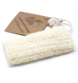 Natural Loofah Scrub on Rope - 5" - 12.7 cm