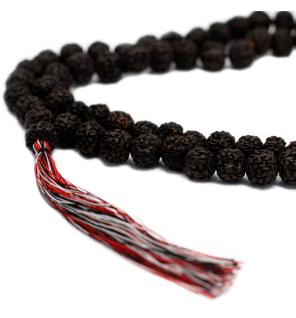 108 Rudraksha Japa Mala - Oscuro