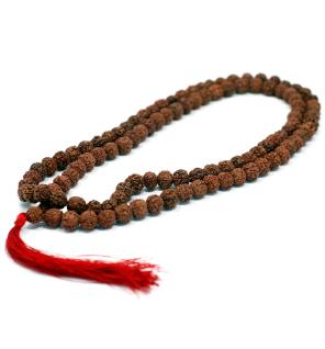 108 Rudraksha Japa Mala - Marron