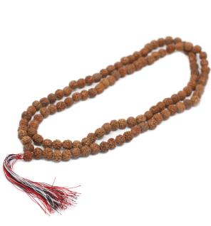 108 Rudraksha Japa Mala - Natural