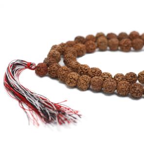 108 Rudraksha Japa Mala - Natural