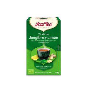 Yogi Tea Te verde, jengibre y limon 17 filtros BIO