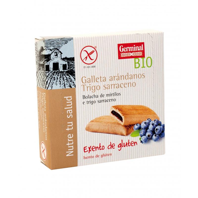 Galletas de trigo sarraceno con arandanos sin gluten bio 200 g Germinal