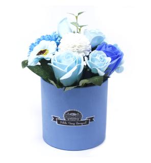 Maceta de regalo Bouquet Petite - Azul Relajante