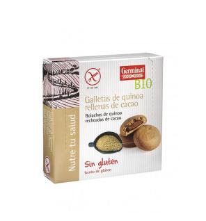 Galletas quinoa rellenas de cacao bio sin gluten 200 g Germinal