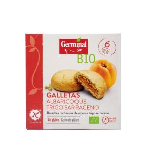 Galletas sin gluten de trigo sarraceno con albaricoque bio 200g Germinal