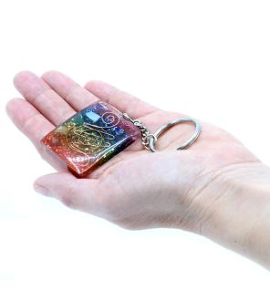 Llavero Orgonite Power - Home Protect Cobre y Chakra