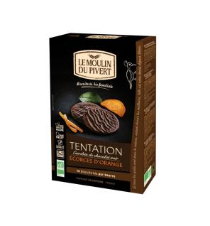 Galletas tentación naranja bio 130 g Le Moulin du Pivert