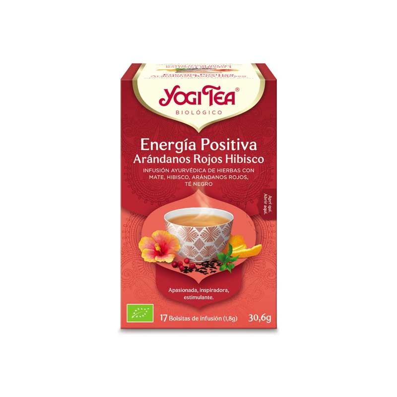 Yogi tea Energia positiva, arandano y hibisco 17 filtros BIO