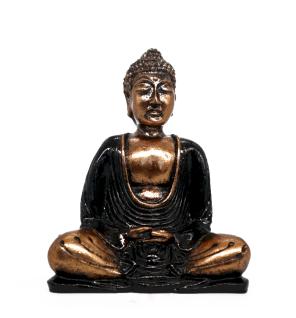 Buddha Negro y Oro- Med