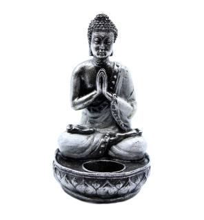 Buddha Porta Vela- Blanco - Med