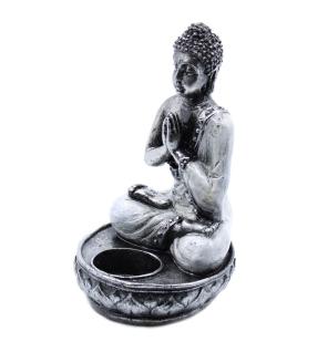 Buddha Porta Vela- Blanco - Med