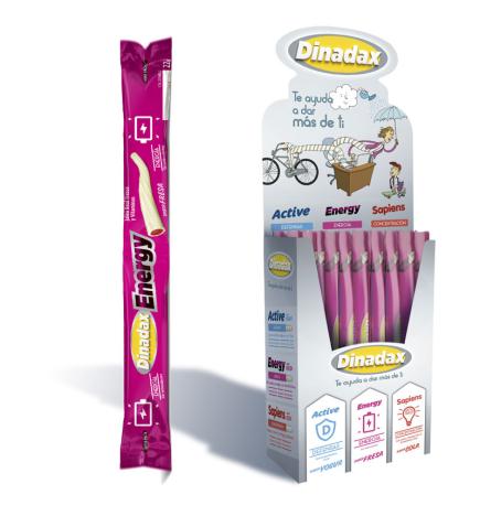 Dinadax Barritas Energy expositor 60 unidades Opko Health