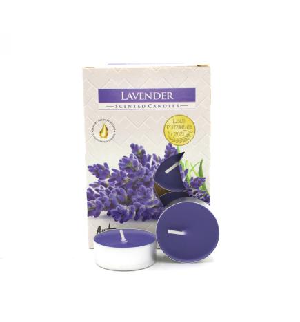 Set de 6 Velas de Té Perfumadas - Lavanda