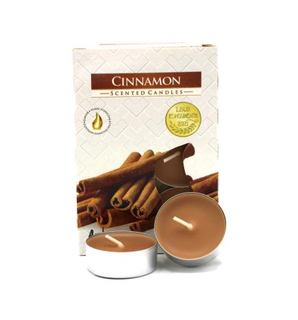 1x Set de 6 Velas de Té Perfumadas - Canela