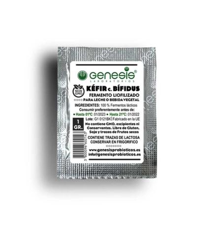 Fermento Kefir con Bifidus sobre 1g Genesis