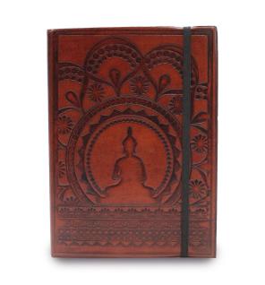 Cuaderno pequeño con elástico - Mandala tibetano