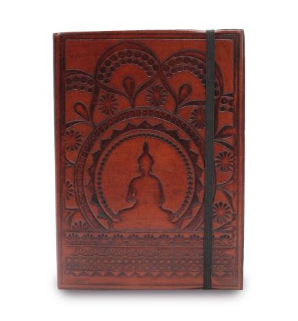 Cuaderno pequeño con elástico - Mandala tibetano