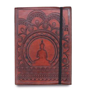 Cuaderno pequeño con elástico - Mandala tibetano