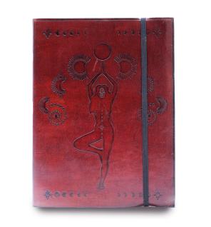 Cuaderno mediano con elástico - Diosa Cósmica