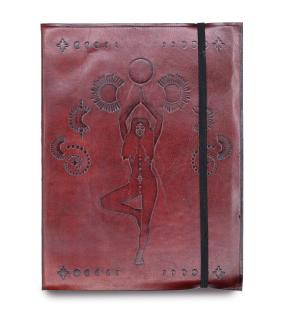 Cuaderno mediano con elástico - Diosa Cósmica